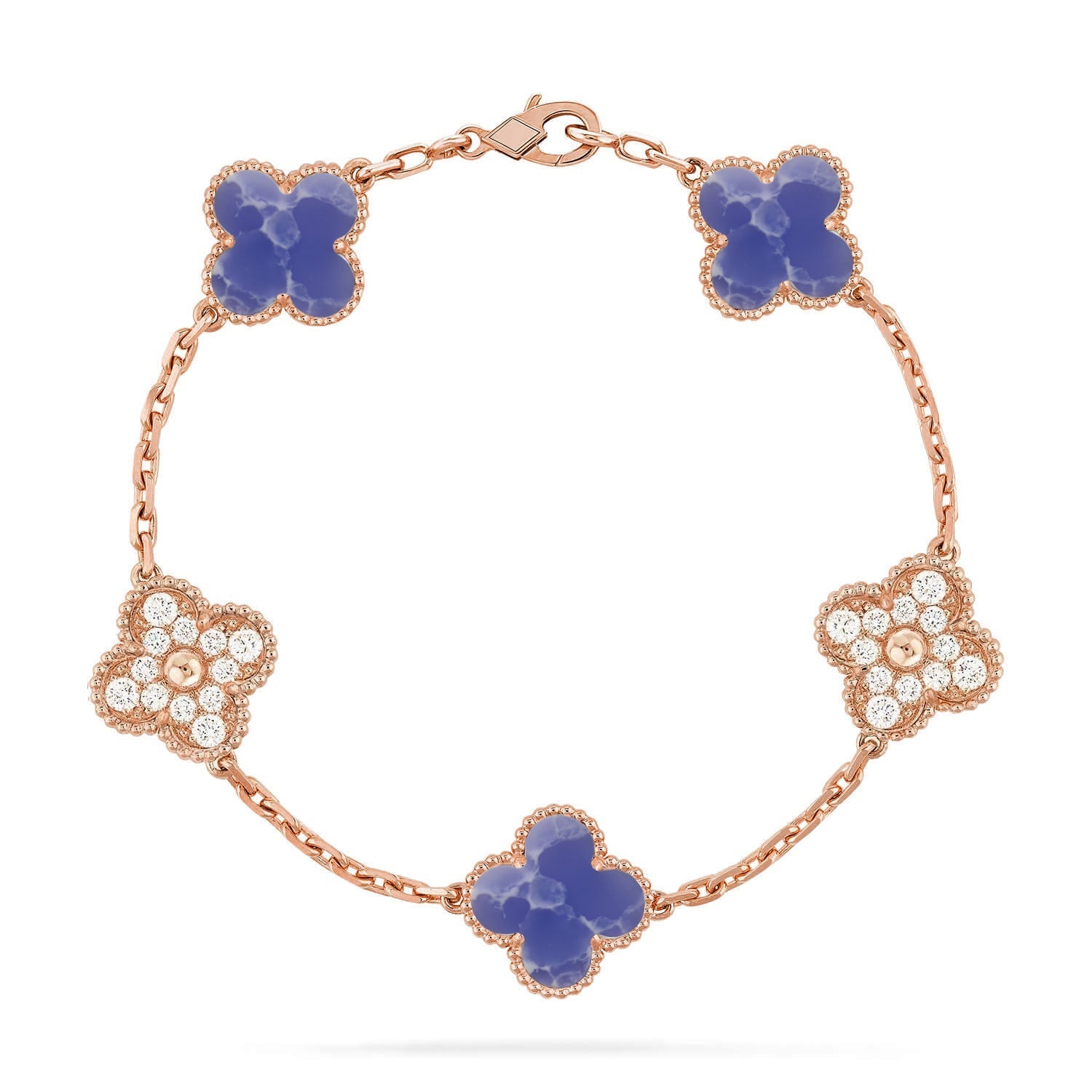 [Loco ]New CLOVER 5 MOTIF BLUE VEINS BRACELET COLLECTION