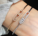 [Loco jewelrys]Move Pavé Diamond Bangle Bracelet M