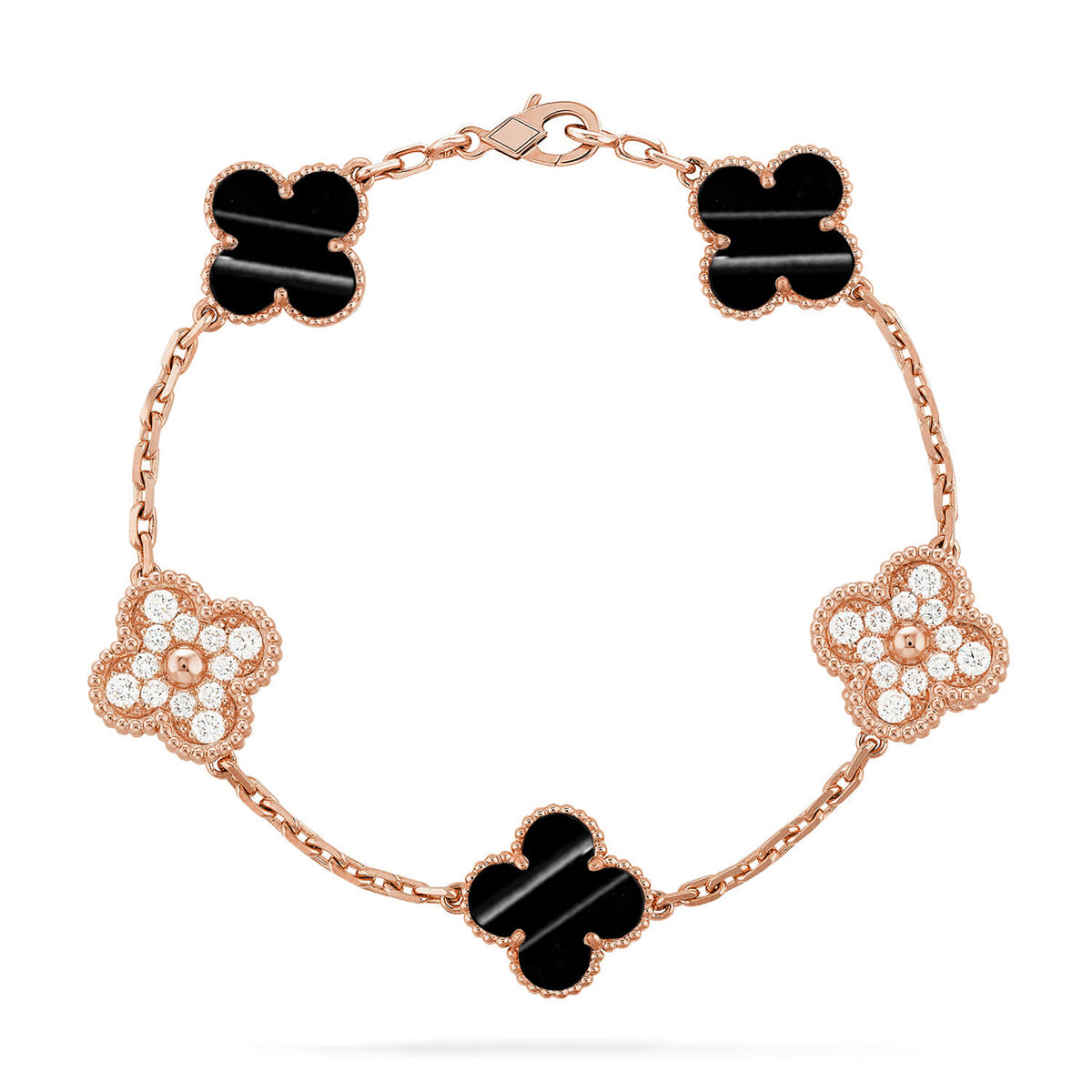 [Loco ]New  CLOVER 5 MOTIF PULSAR STONE BRACELET COLLECTION