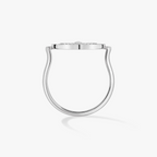 [Loco jewelrys]LUCKY MOVE PAVED SILVER DIAMOND RING