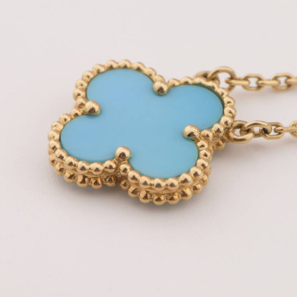 Loco CLOVER 15MM VINTAGE TURQUOISE NECKLACE