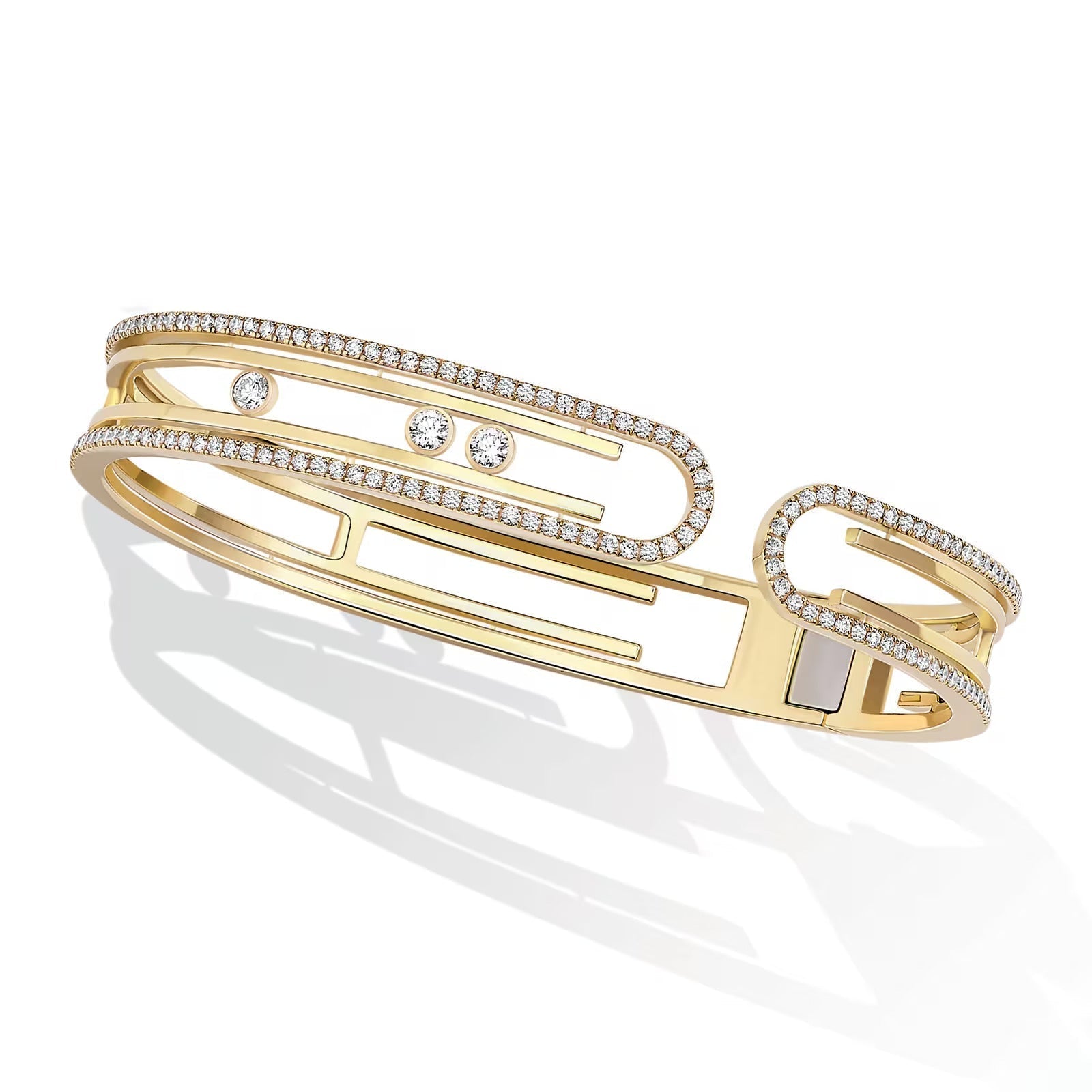[Loco jewelrys]MOVE 10TH PAVED DIAMOND BRACELET