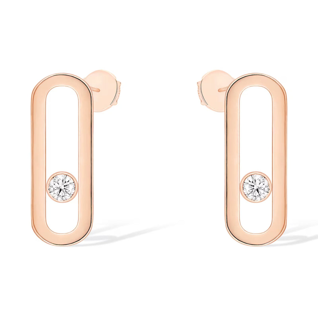 [Loco jewelrys]MOVE UNO SMALL 1 DIAMOND EARRINGS