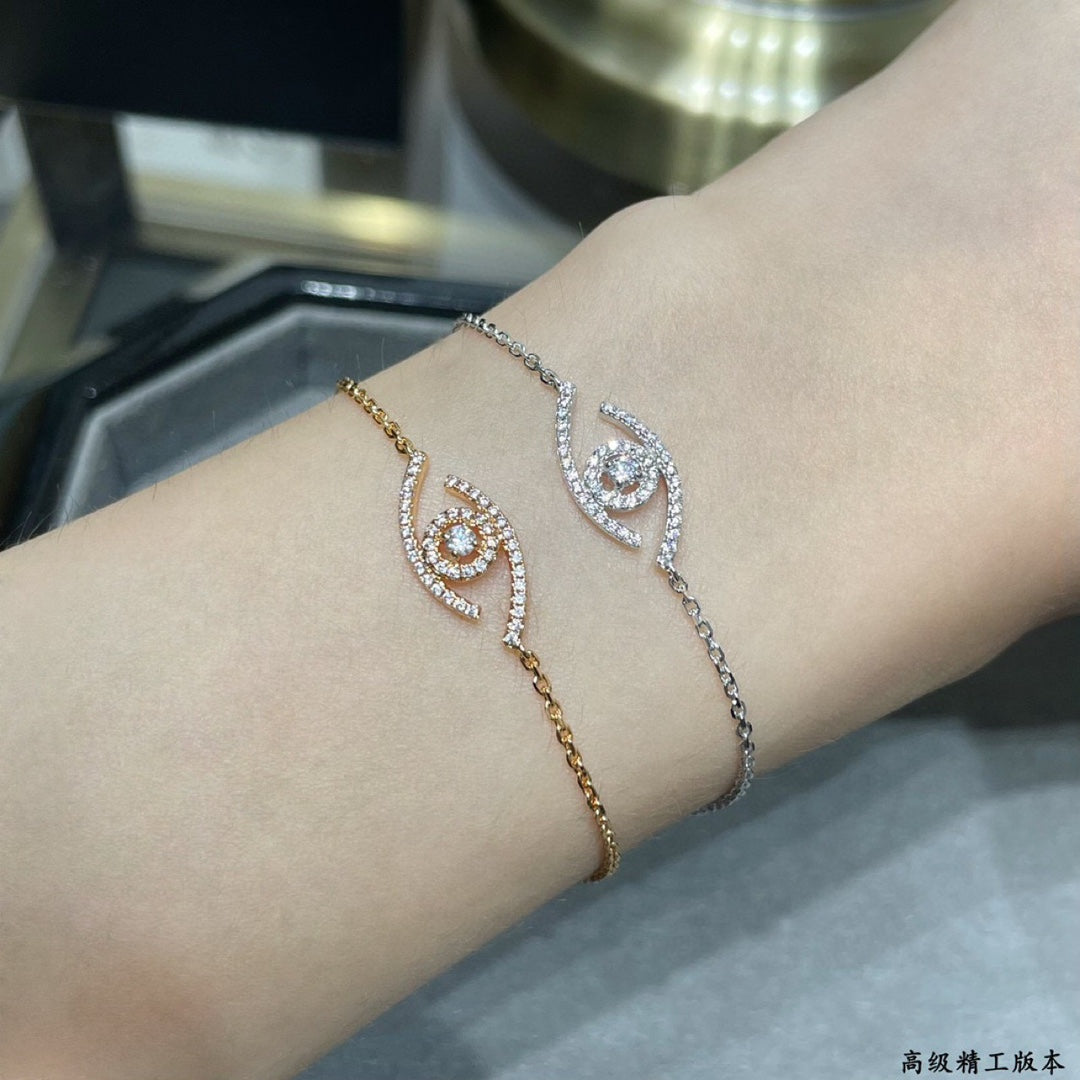 [Loco jewelrys]Lucky Eye Pave-Set Diamond Bracelet