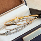 [Loco jewelrys]Move Pavé Diamond Bangle Bracelet M