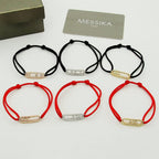 [Loco jewelrys]Messika Care(s) pink cord pavé bracelet