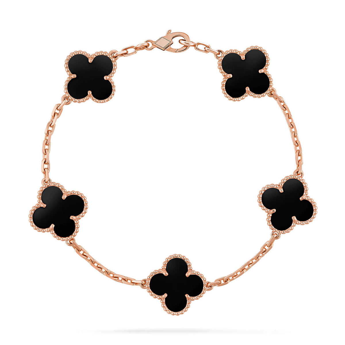 [Loco ]New CLOVER 5 MOTIF ONYXS BRACELET COLLECTION