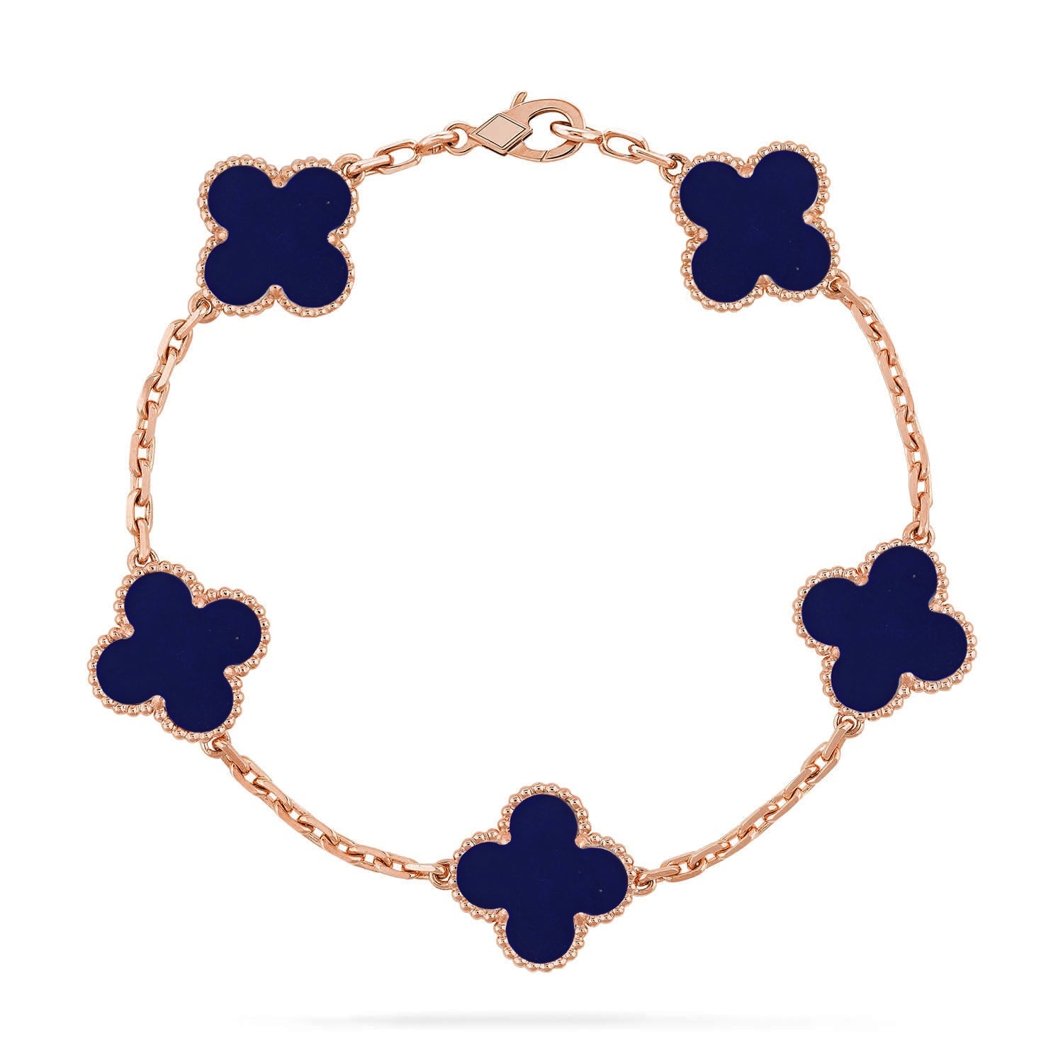 [Loco ]New CLOVER 5 MOTIF LAPIS LAZULI BRACELET COLLECTION