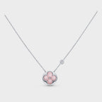 Loco SUN MOTIF PINK MOP SILVER BRACELET