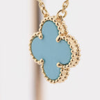 Loco CLOVER 15MM VINTAGE TURQUOISE NECKLACE
