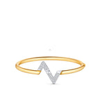 Loco VOLTE UPSITE DOWN GOLD DIAMOND BRACELET