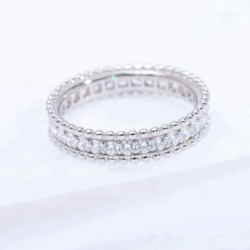 Loco PERLEE DIAMOND SILVER RING