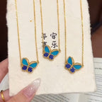 [Loco ] 2026 BUTTERFLY BLUE   NECKLACE
