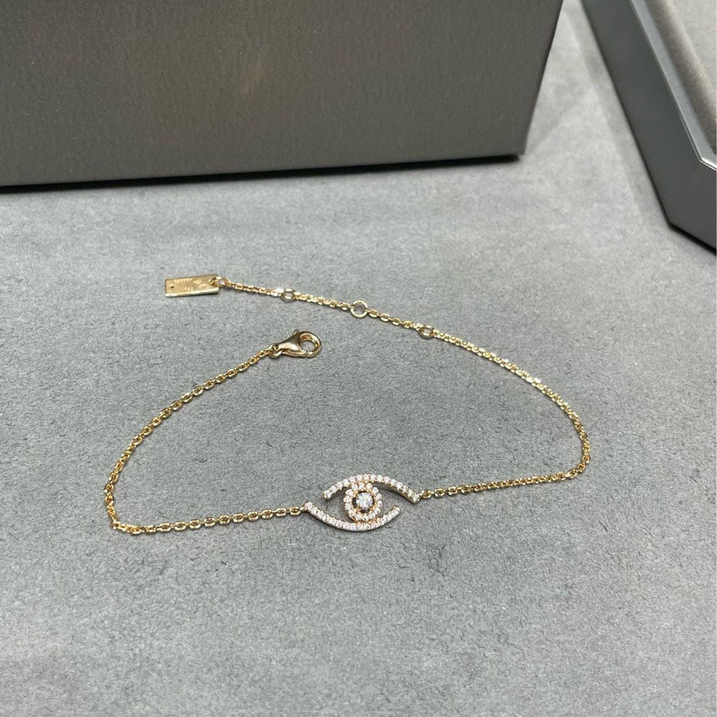 [Loco jewelrys]Lucky Eye Pave-Set Diamond Bracelet