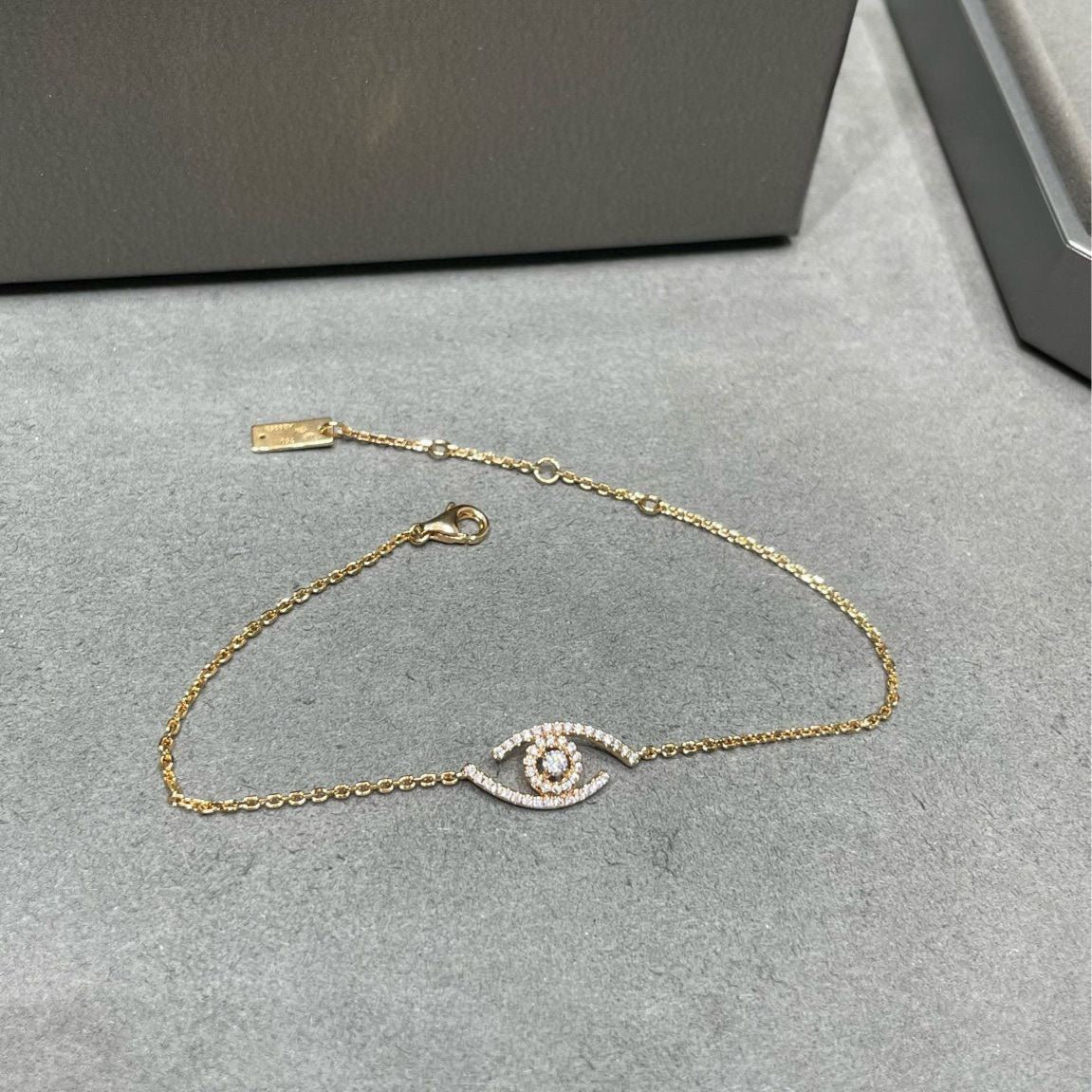 [Loco jewelrys]Lucky Eye Pave-Set Diamond Bracelet