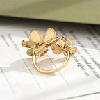 Loco CLOVER COMOS GOLD DIAMOND RING