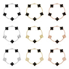 [Loco ]New  CLOVER 5 MOTIF PULSAR STONE BRACELET COLLECTION