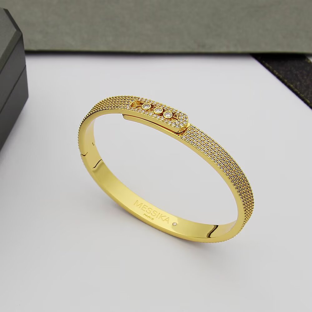 [Loco jewelrys]Move Noa Full Pavé Diamond Bangle Bracelet