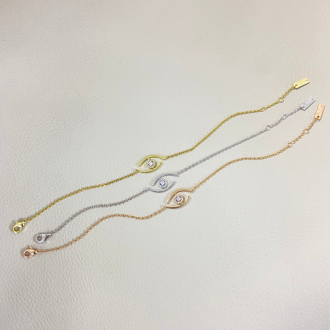 [Loco jewelrys]Lucky Eye Pave-Set Diamond Bracelet