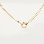 Loco LOVE NECKLACE 16MM 2 DIAMONDS