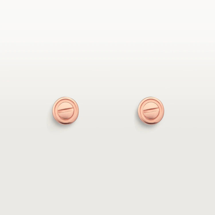 Loco LOVE EARRINGS PINK GOLD 10MM