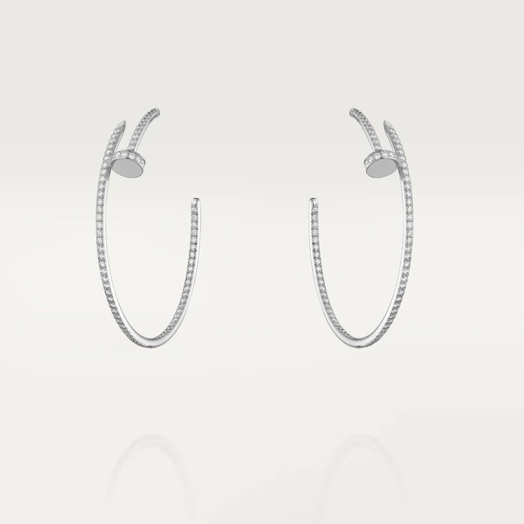 Loco JUSTE EARRINGS FULL DIAMONDS 1.8MM