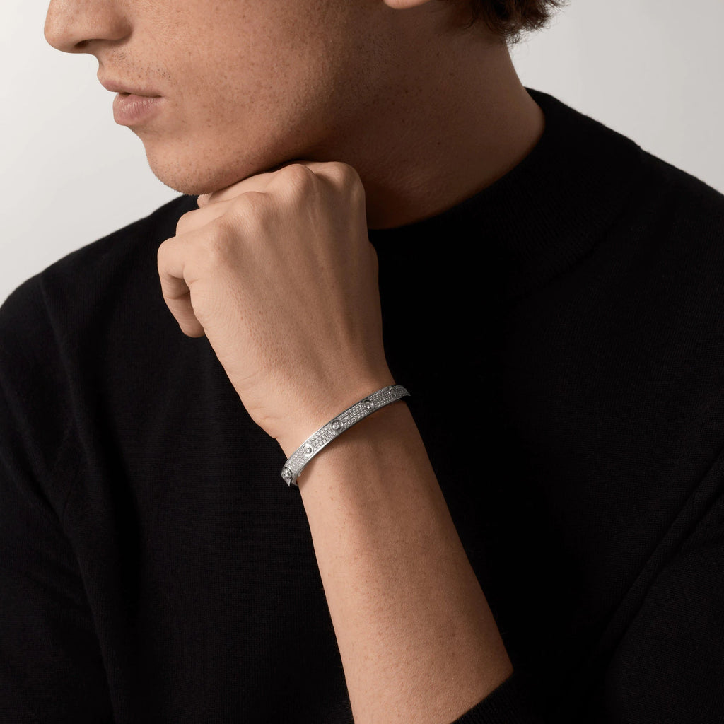 Loco LOVE BRACELET 6.1MM DIAMOND-PAVED 10 BIG DIAMONDS