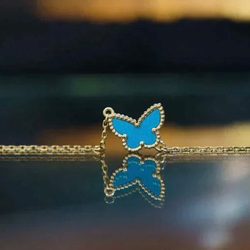 Loco BUTTERFLY TURQUOISE BUTTERFLY BRACELET