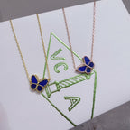 [Loco ] 2026 BUTTERFLY BLUE   NECKLACE