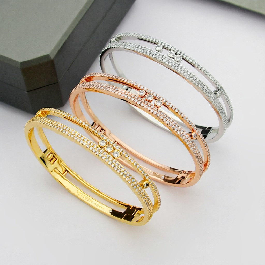 [Loco jewelrys]Move Romane pavé bangle
