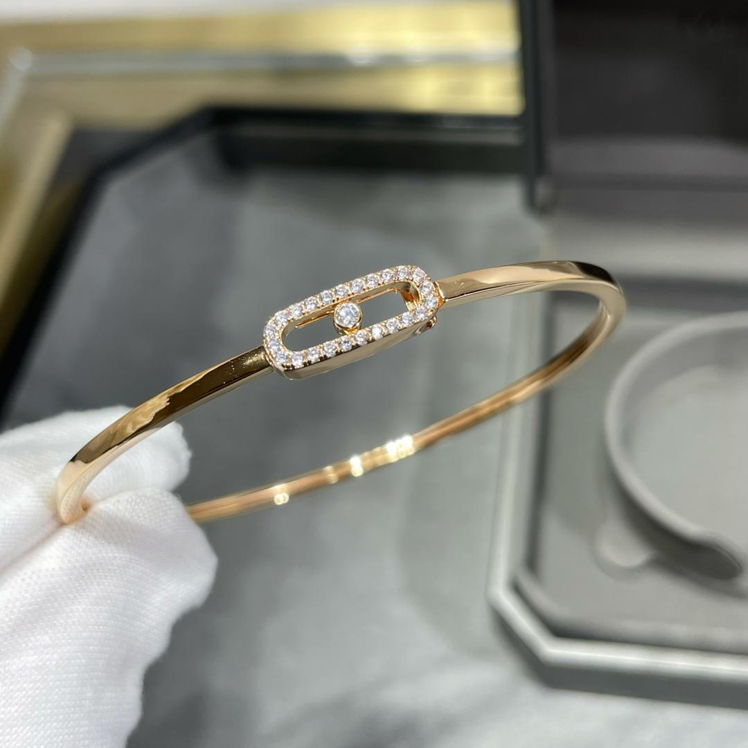 [Loco jewelrys]Move Uno pavé flex bangle medium