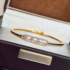 [Loco jewelrys]Move Pavé Diamond Bangle Bracelet M