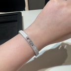 [Loco jewelrys]Move Noa Ciselé half pavé bangle