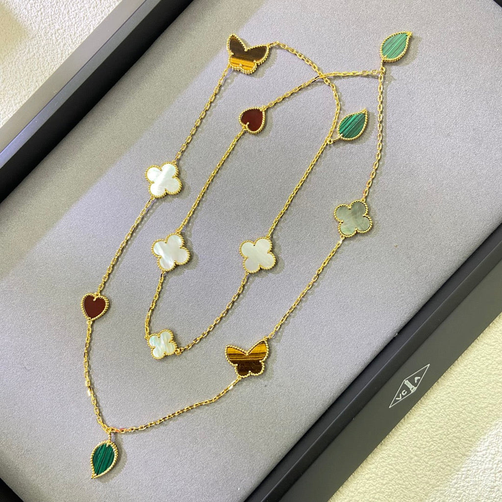 [Loco ] Lucky Alhambra Long Necklace-12 Designs