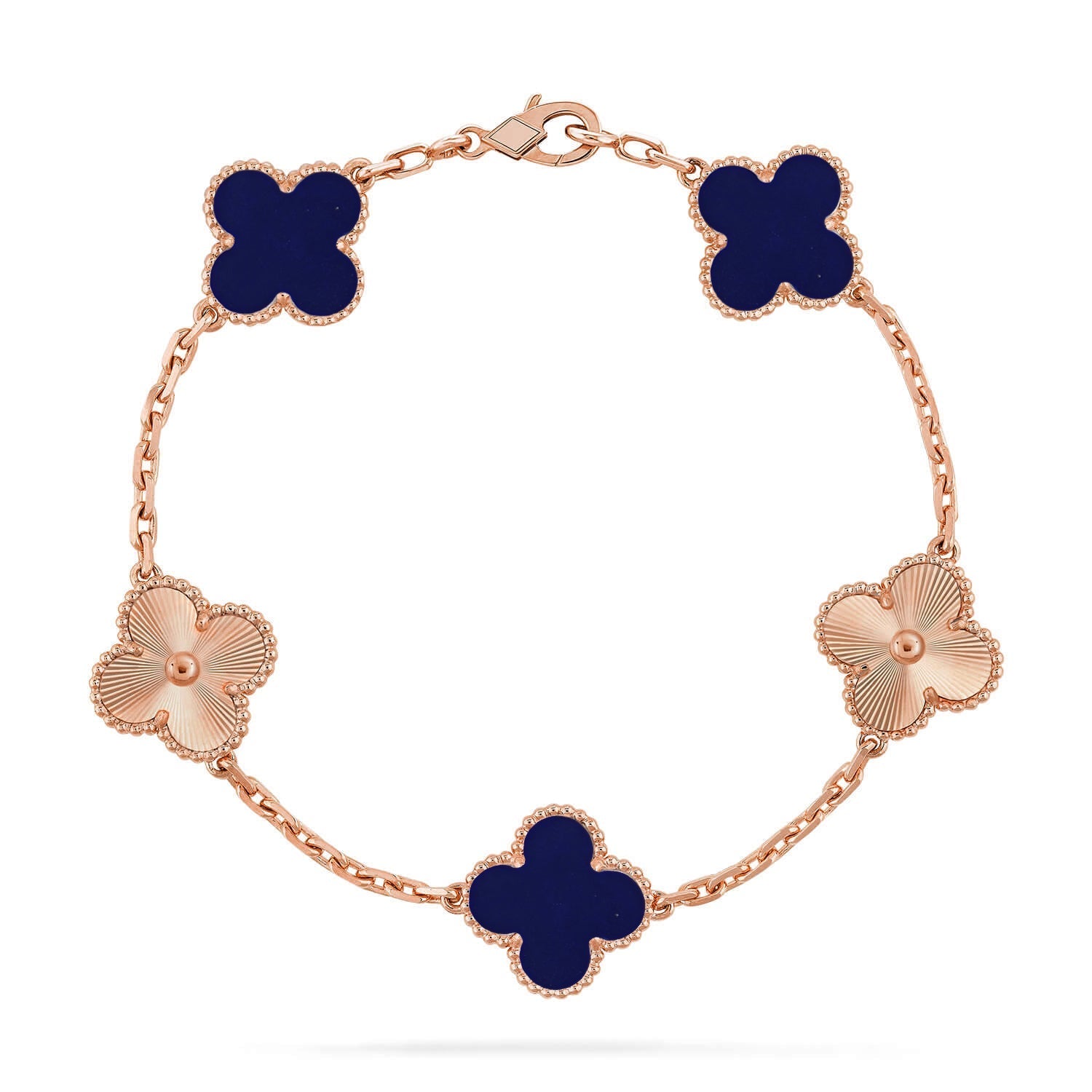 [Loco ]New CLOVER 5 MOTIF LAPIS LAZULI BRACELET COLLECTION