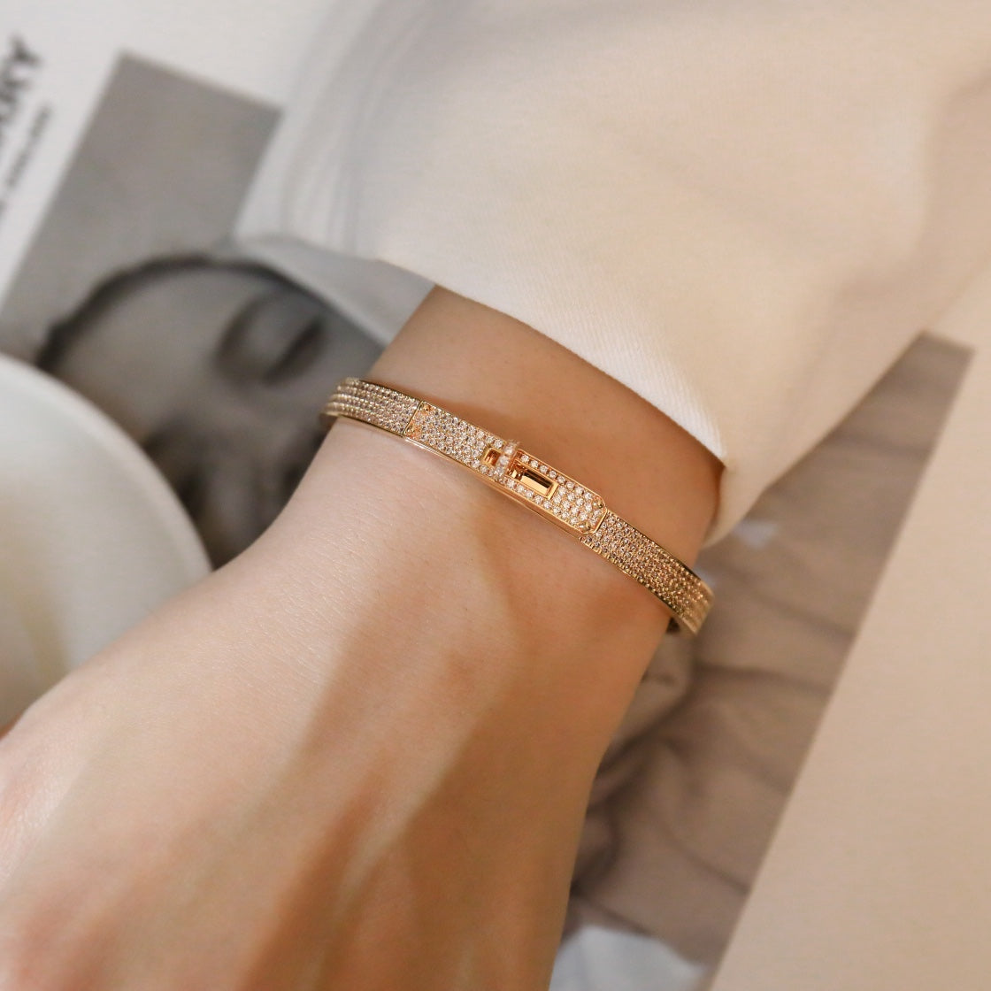 Loco KELLY BRACELET DIAMOND PAVED