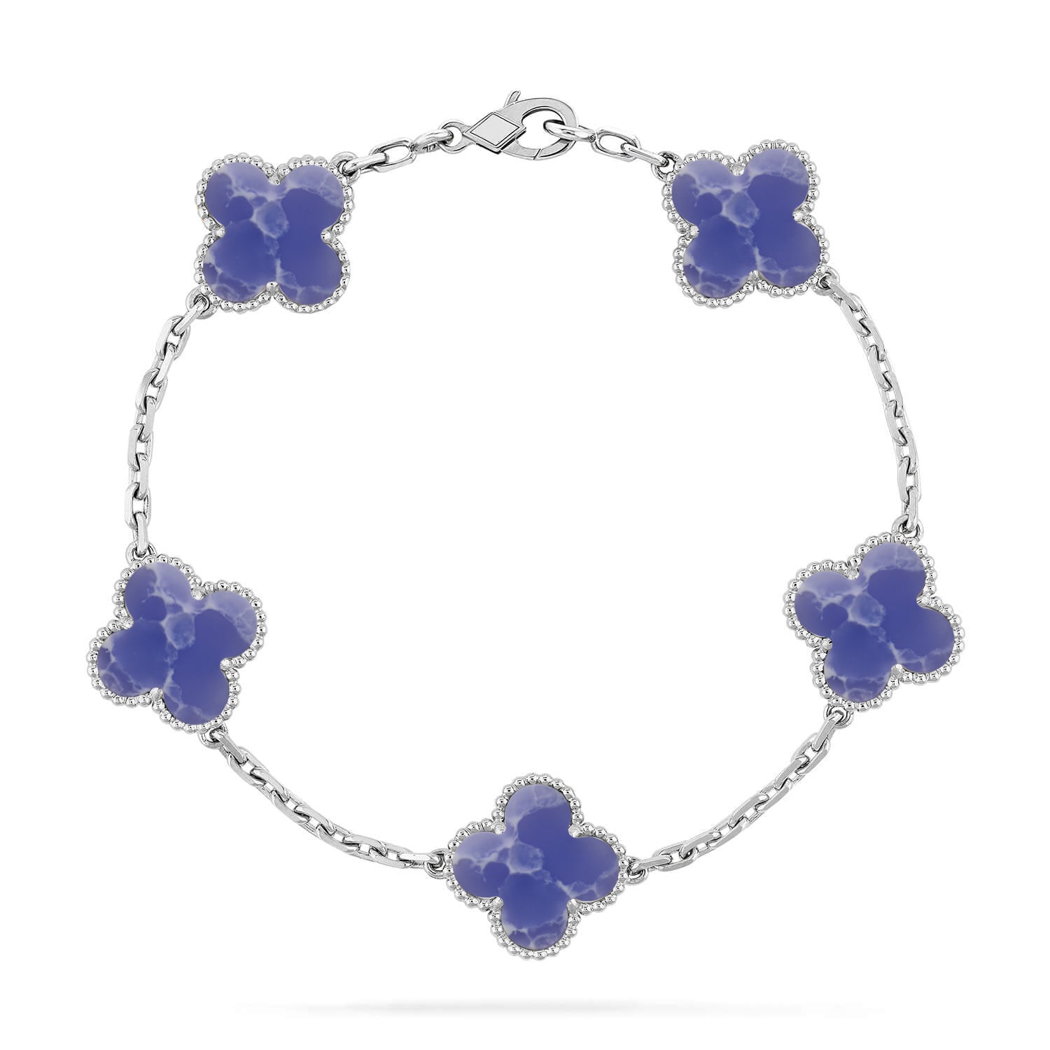 [Loco ]New CLOVER 5 MOTIF BLUE VEINS BRACELET COLLECTION