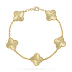 [Loco ]New  CLOVER 5 MOTIF LASER BRACELET COLLECTION