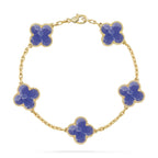 [Loco ]New CLOVER 5 MOTIF BLUE VEINS BRACELET COLLECTION