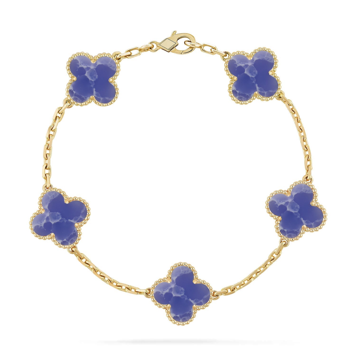 [Loco ]New CLOVER 5 MOTIF BLUE VEINS BRACELET COLLECTION