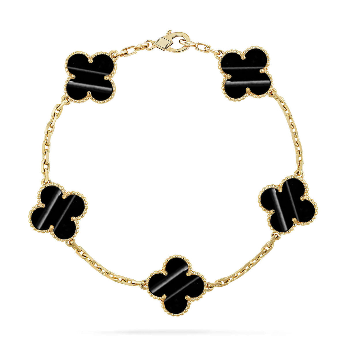 [Loco ]New  CLOVER 5 MOTIF PULSAR STONE BRACELET COLLECTION