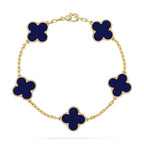 [Loco ]New CLOVER 5 MOTIF LAPIS LAZULI BRACELET COLLECTION