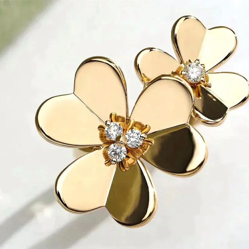 Loco CLOVER COMOS GOLD DIAMOND RING
