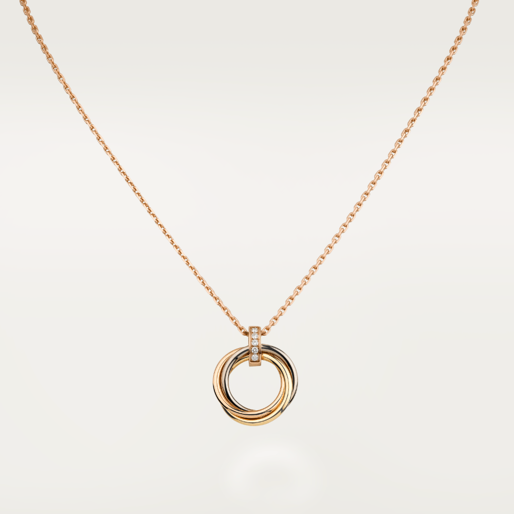 Loco TRINITY NECKLACE GOLD  DIAMONDS