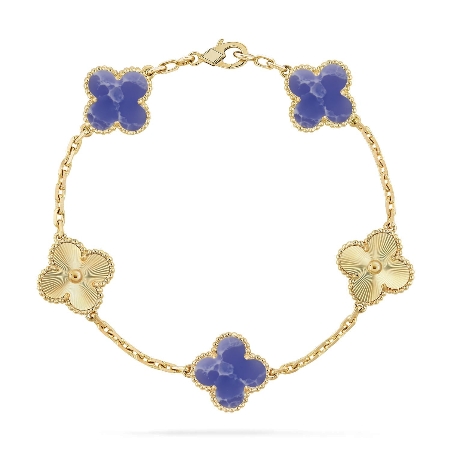 [Loco ]New CLOVER 5 MOTIF BLUE VEINS BRACELET COLLECTION