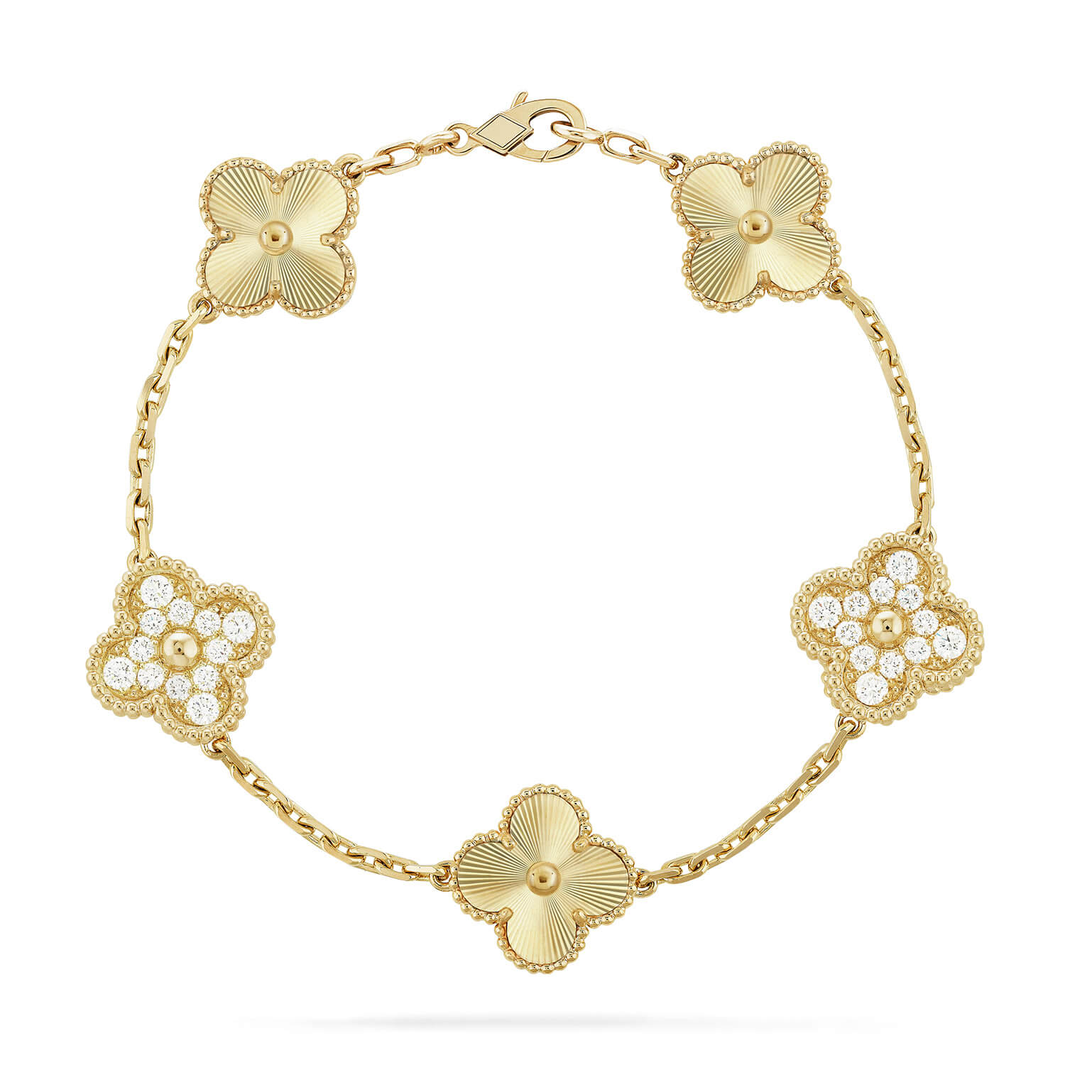 [Loco ]New  CLOVER 5 MOTIF LASER BRACELET COLLECTION
