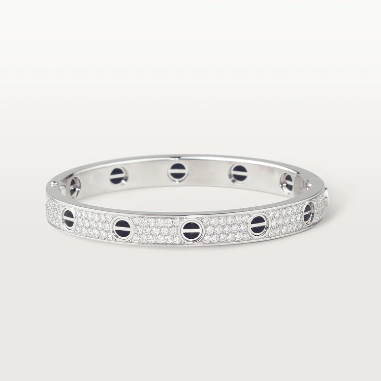 Loco LOVE BRACELET 6.1MM DIAMOND-PAVED CERAMIC