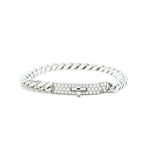 Loco KELLY CHAIN SILVER DIAMOND BRACELET