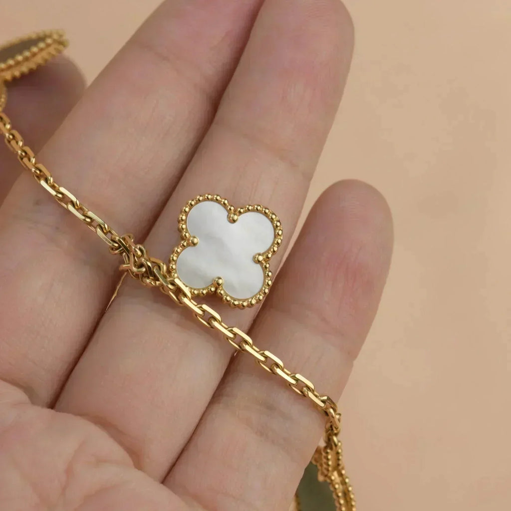 Loco LUCKY SPRING 5 MOTIF GOLD BRACELET