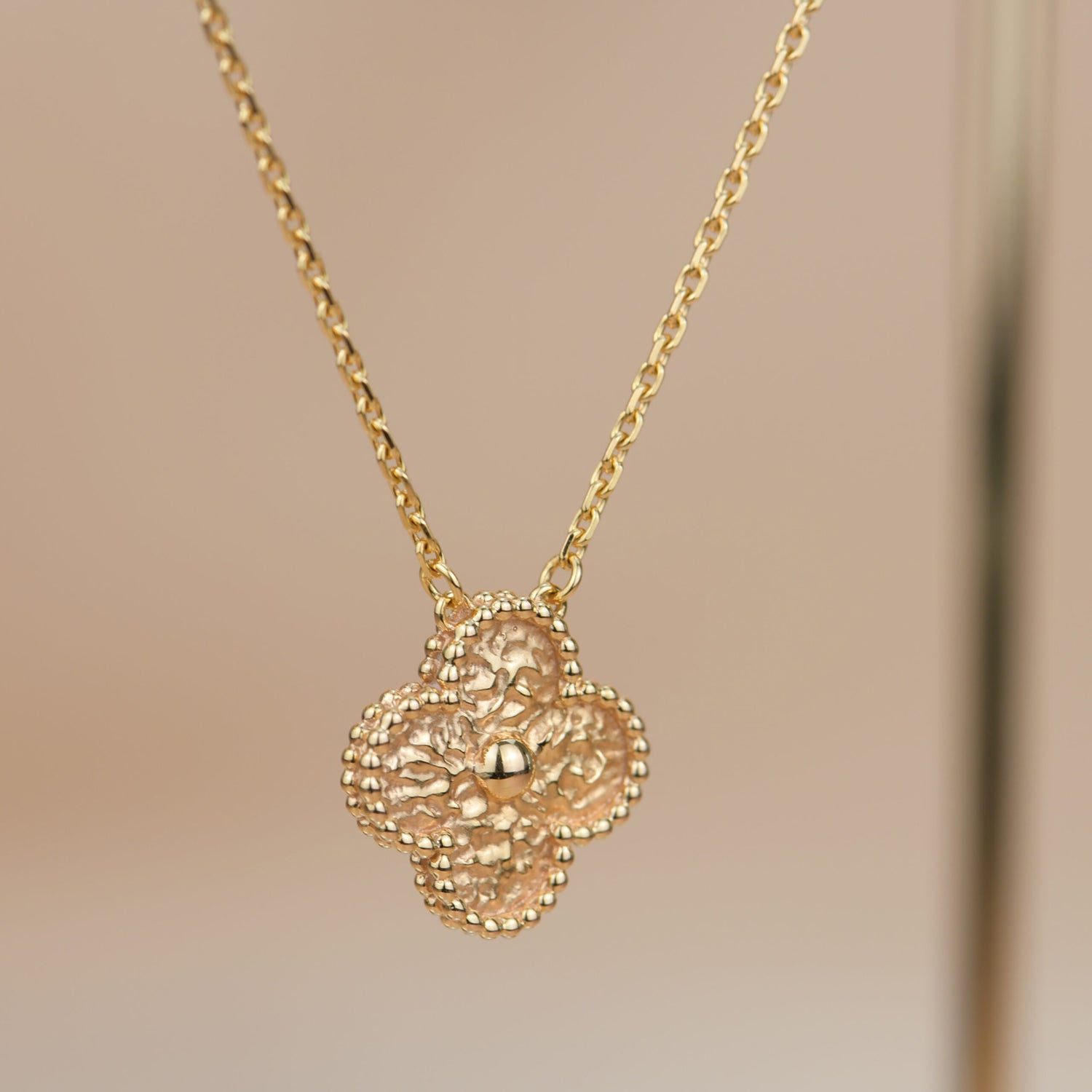 Loco CLOVER 15MM  BRONZING NECKLACE